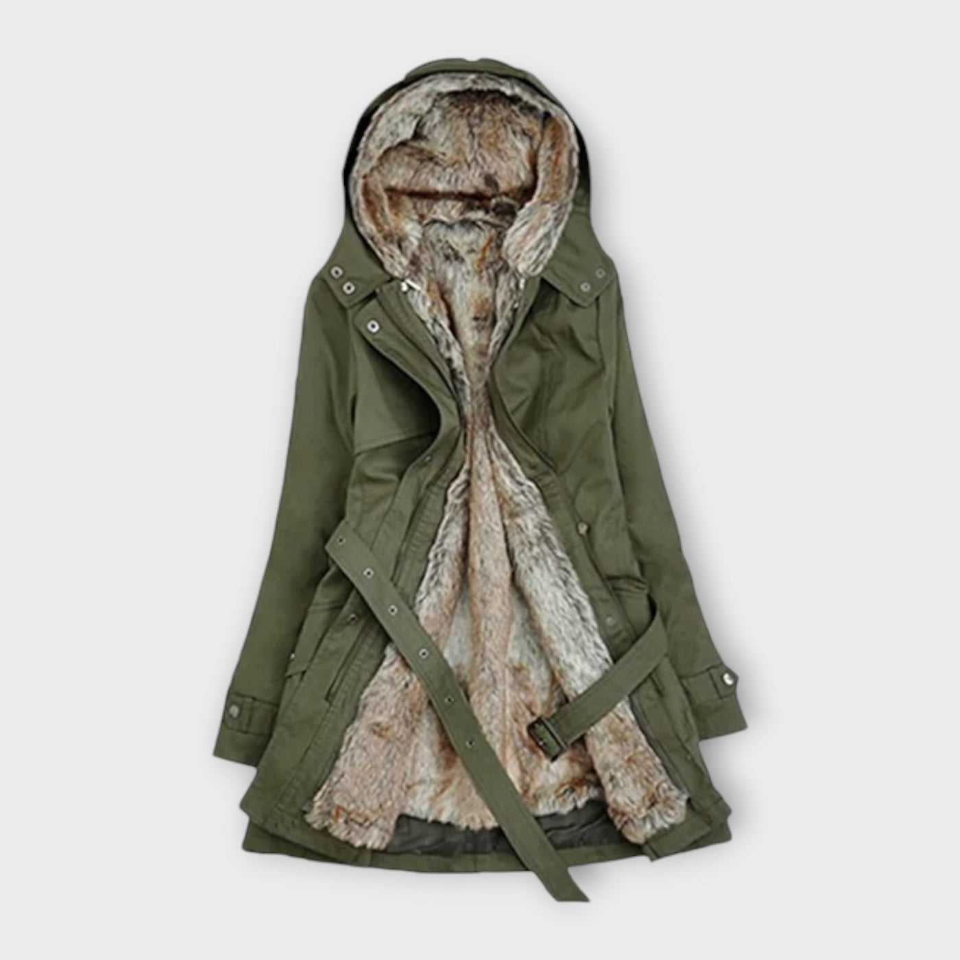 Mikash - Welcoming Fur-Lined Coat