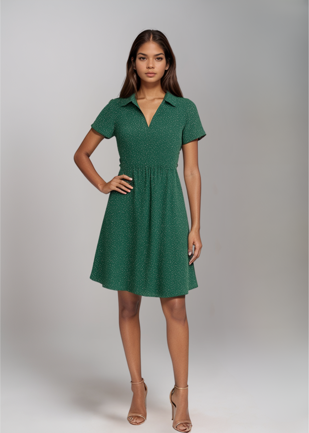 Yara™ | Luchtige Polka-Dot Minidress