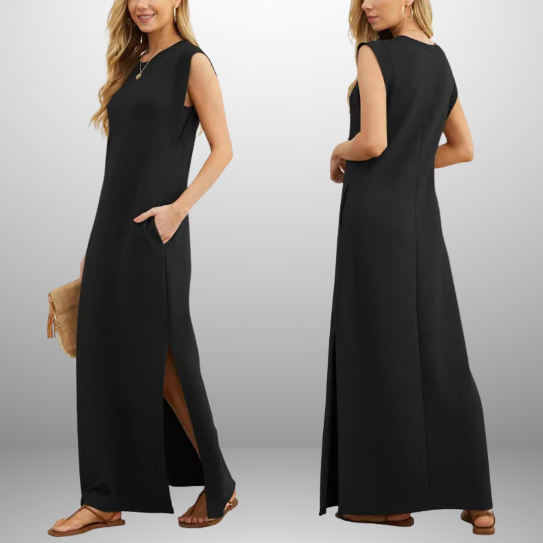 EMMA | Long Flowing Anti-Crease Dress