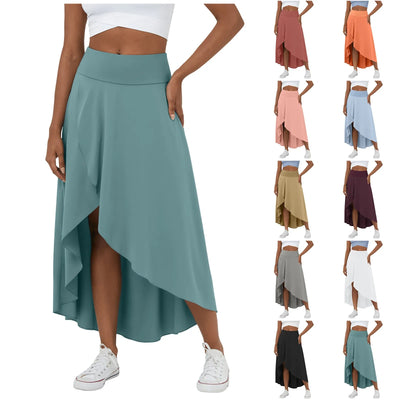 CWR Natalia | Split Comfortable Skirt