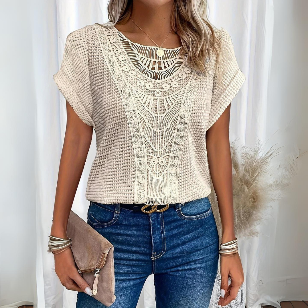 Sophie - top en dentelle chic et élégant