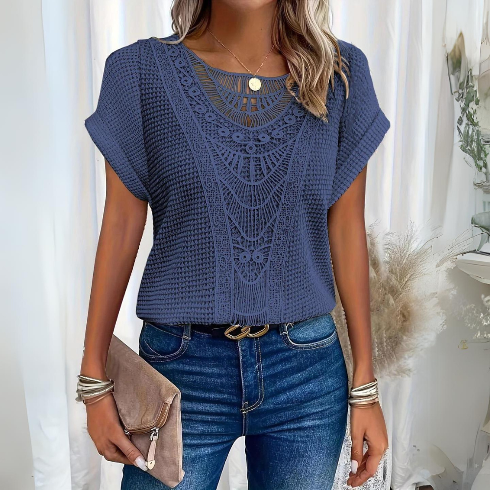 Sophie - top en dentelle chic et élégant