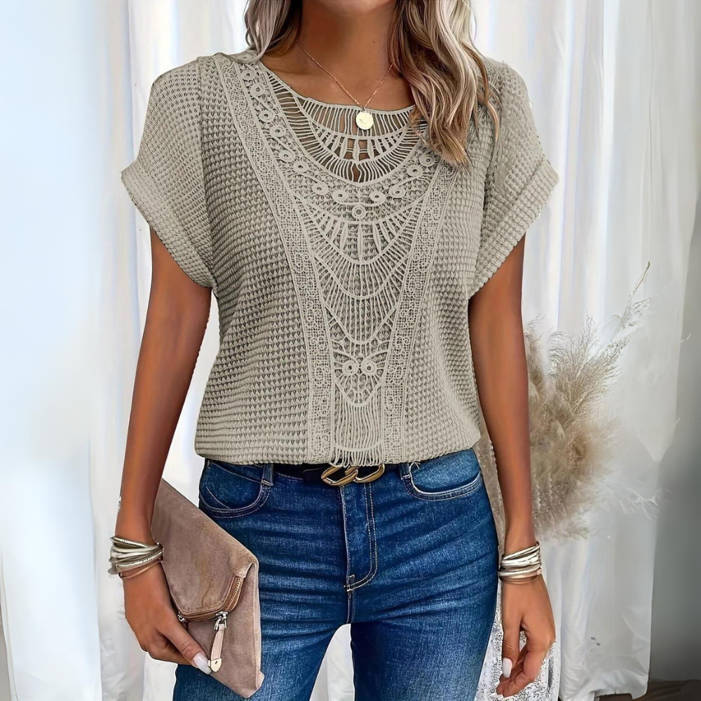 Sophie - top en dentelle chic et élégant