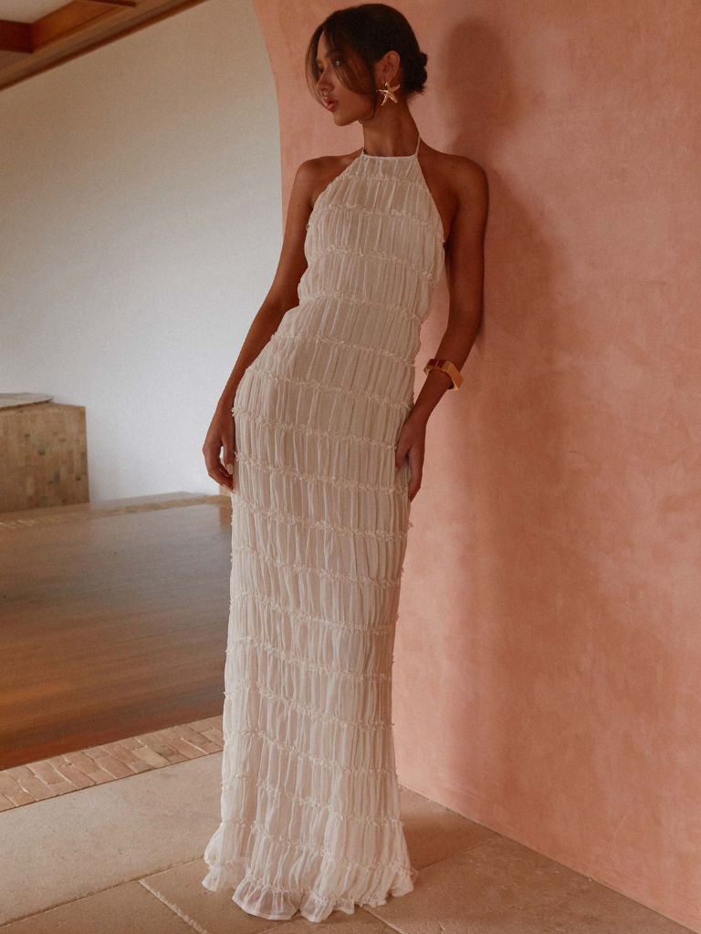 ADELINE - LONG DRESS WITH OPEN BACK