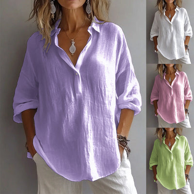 Isalina™ – Blouse Casual Élégante
