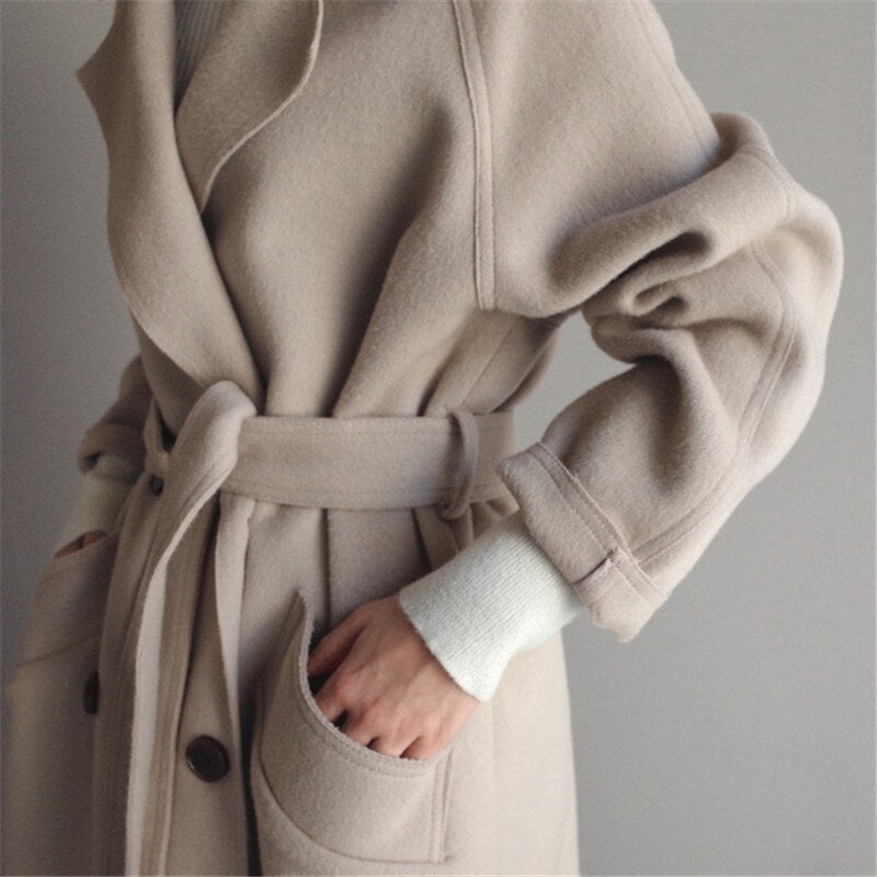 NICKY - Trench Coat in Cashmere for Ladies