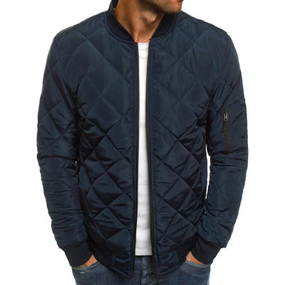 AMBROGIO | CASUAL JAS VAN PREMIUM KWALITEIT MET DIAMANTENONTWERP