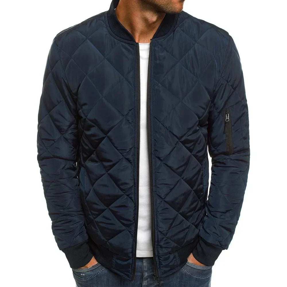 AMBROGIO | VESTE CASUAL DE QUALITÉ SUPÉRIEURE AVEC DESIGN DIAMANT