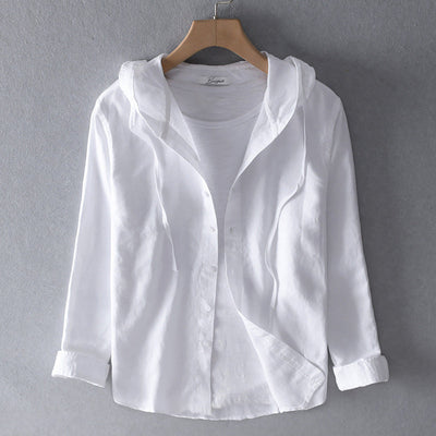 VIRGINIE | Lightweight blouse with hood, casual and versatile
