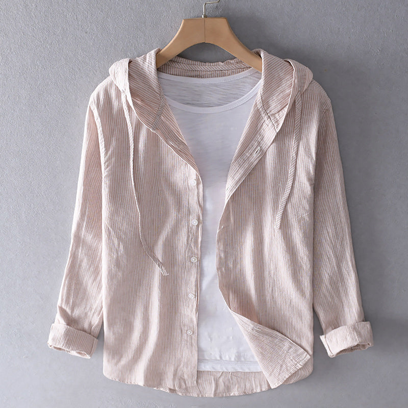 VIRGINIE | Lightweight blouse with hood, casual and versatile