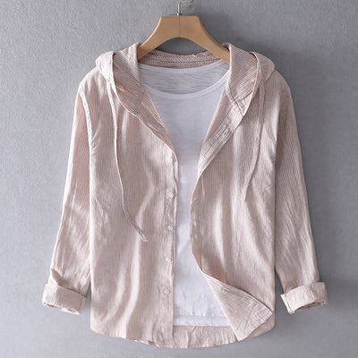 VIRGINIE | Lightweight blouse with hood, casual and versatile