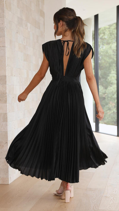 Alexis - Elegante plissé jurk