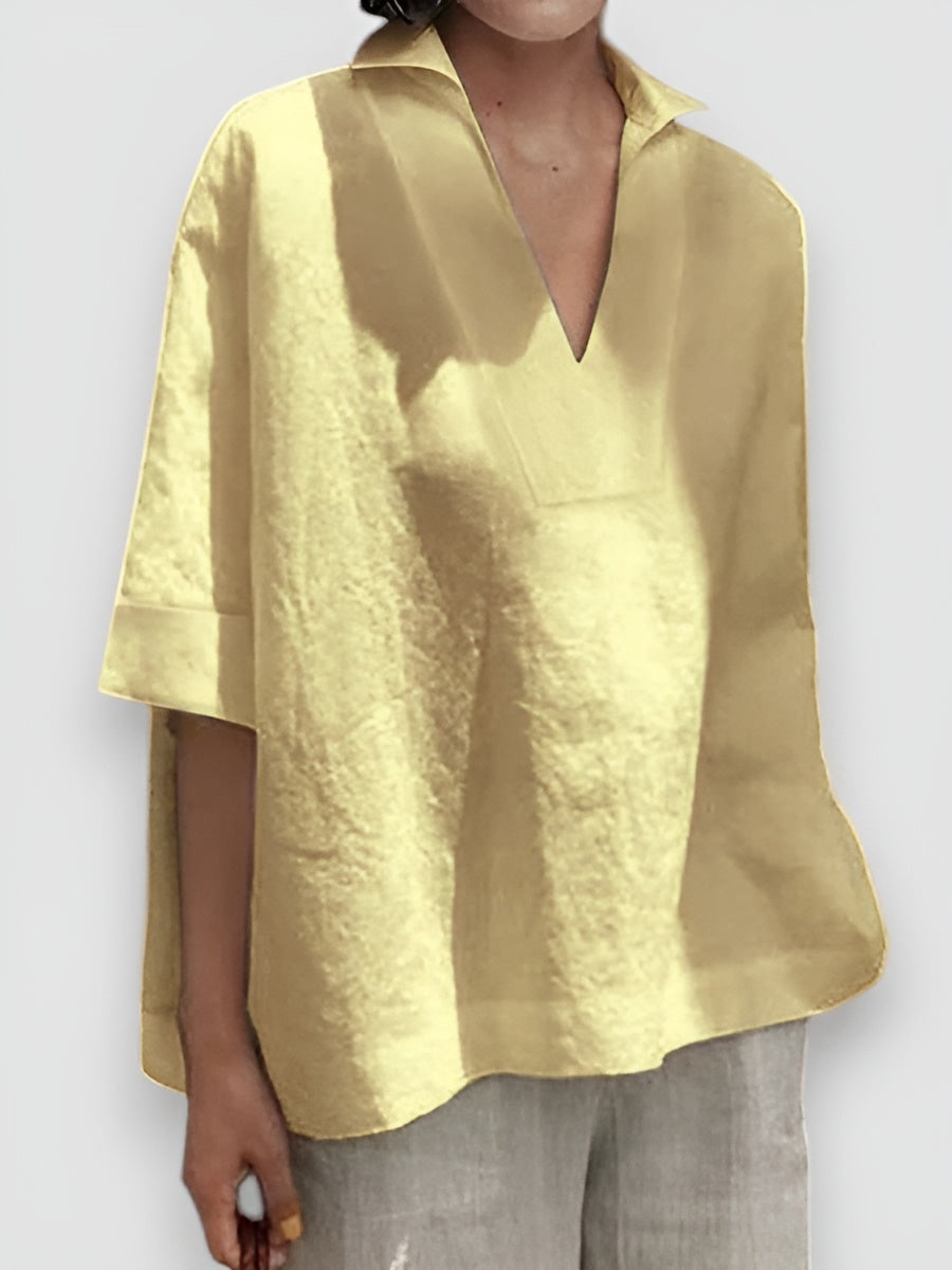 Olga | Blouse Col V