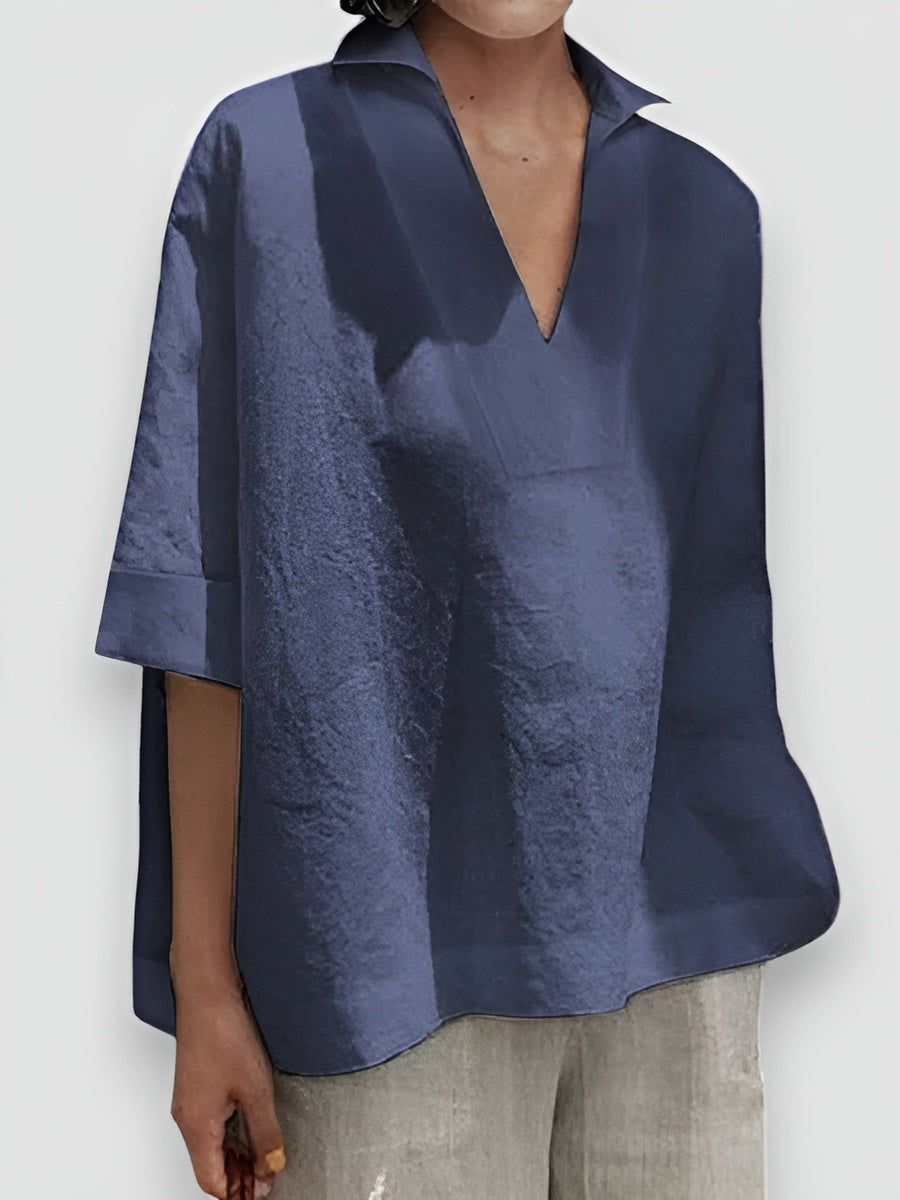 Olga | Blouse Col V