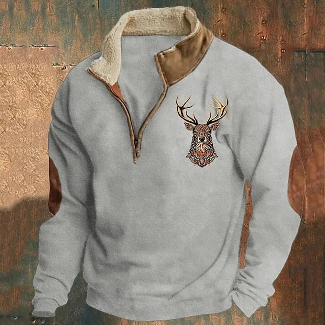 Dirk - Elegante sweater met kwartrits