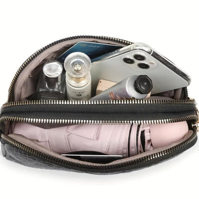 Cora | Belle mini sac à bandoulière en simili cuir avec motif crocodile