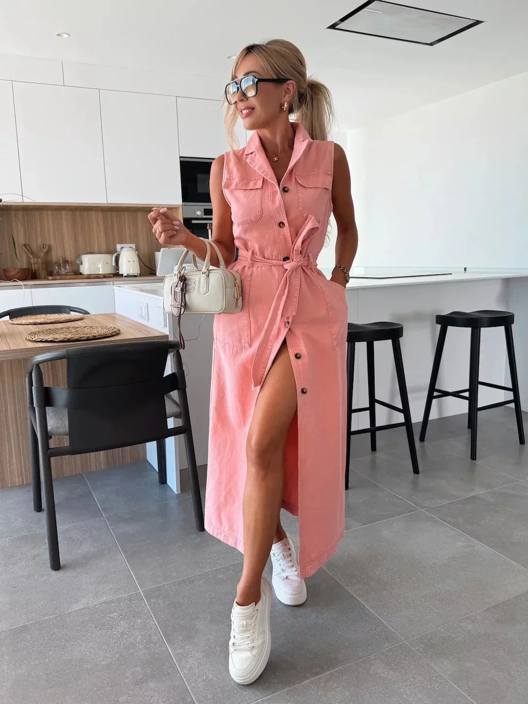 Louisa | Maxi Dress in Denim