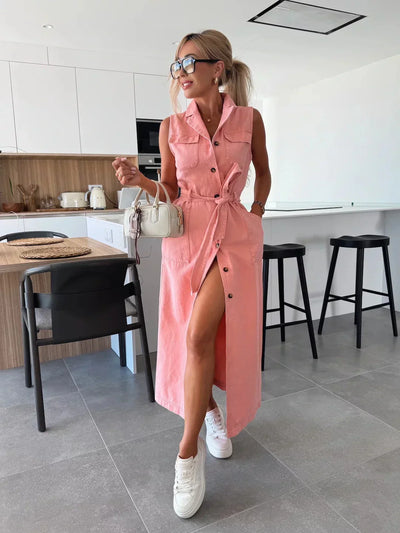 Louisa | Maxi Dress in Denim