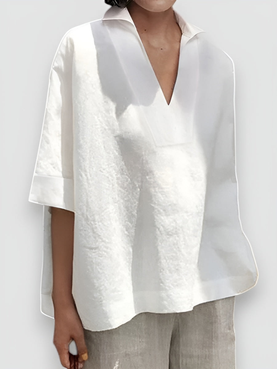 Olga | Blouse Col V