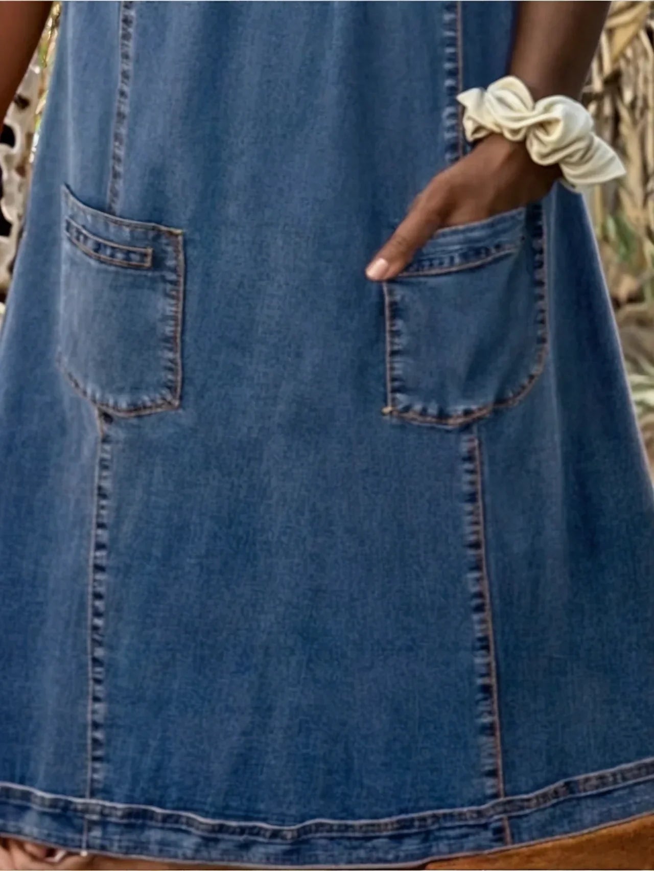CWJ Raquel™ | Jeans-Tuniekjurk met Zakken