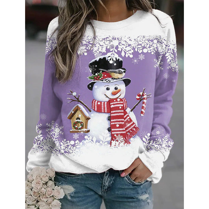 SnowyGlow™ - Warm Winter Jumper with Snowman Design