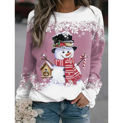 SnowyGlow™ - Pull d'hiver chaud avec design de bonhomme de neige