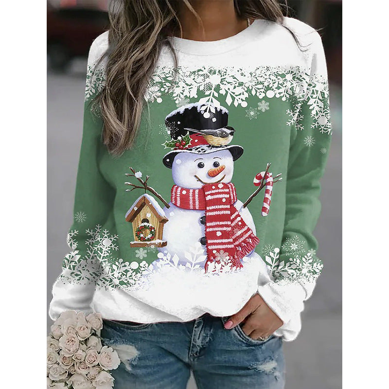 SnowyGlow™ - Warm Winter Jumper with Snowman Design