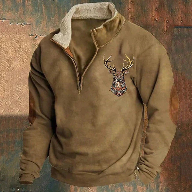 Dirk - Elegante sweater met kwartrits