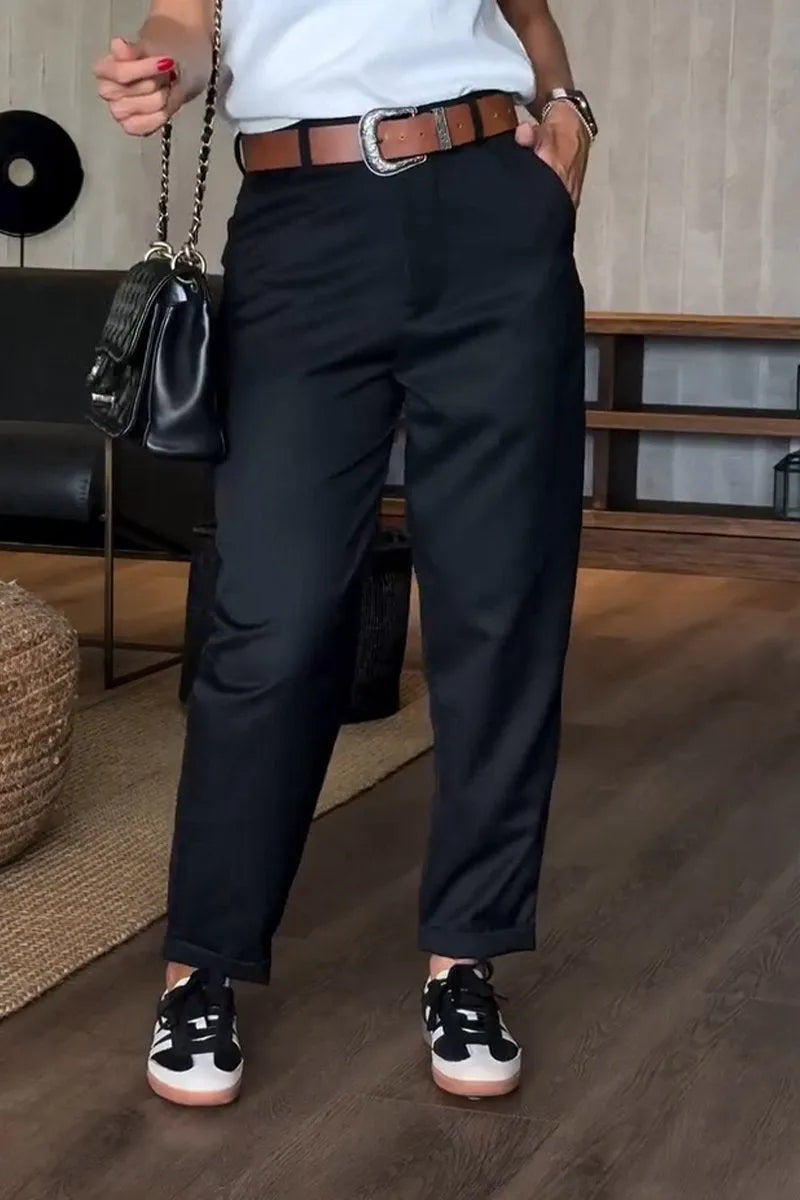 Élodie-Claire™ | Tailored Striped Trousers