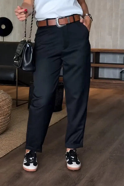 Élodie-Claire™ | Tailored Striped Trousers