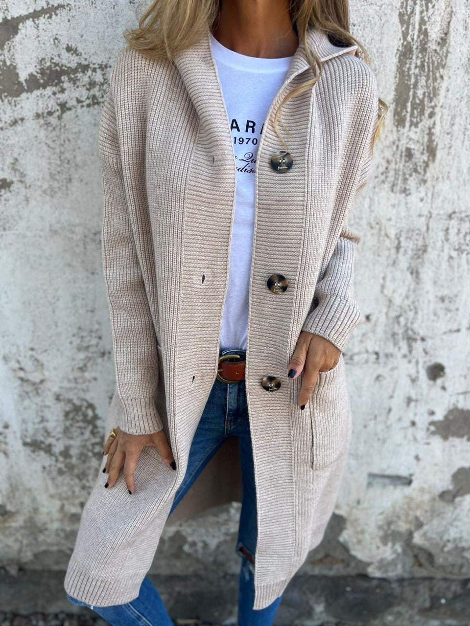Frieda – Elegant knitted cardigan