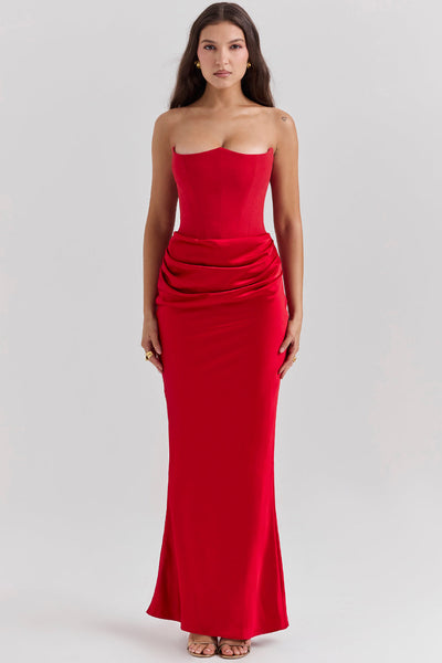 Lina - Elegante Maxi Jurk