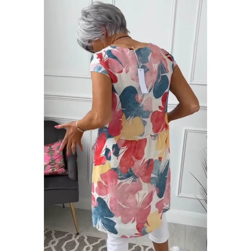 Anita™ | Robe élégante à col rond
