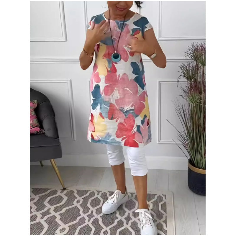 Anita™ | Robe élégante à col rond