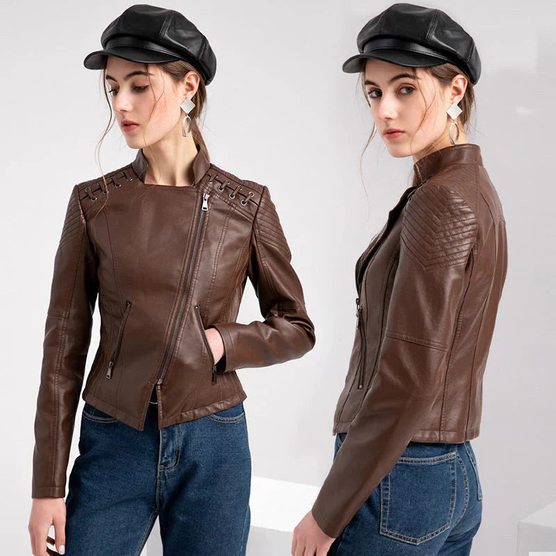 💥Waxed Lambskin Jacket🔥