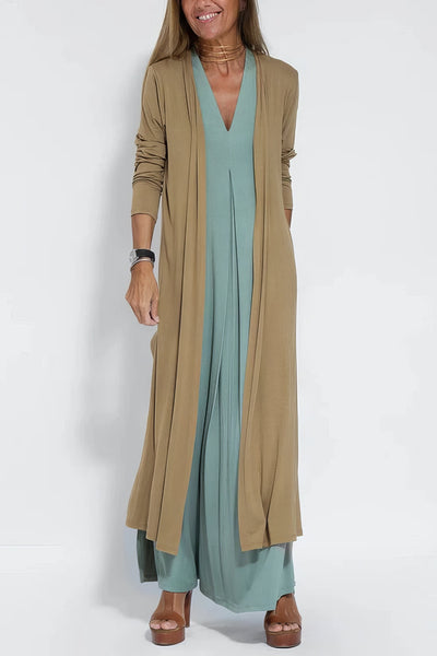 Ava™ | Elegant Long Dress + Free Gold Bracelet